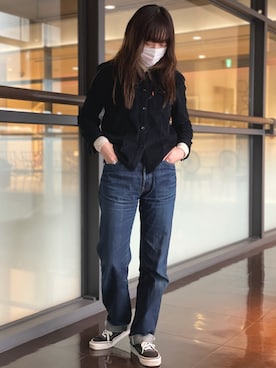 「CODY SANDERSON（コディサンダーソン）のアイテム（アクセサリー）」を使った、Nanamiさん（レディース・157cm）の冬コーディネート