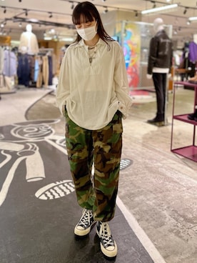 「CODY SANDERSON（コディサンダーソン）のアイテム（アクセサリー）」を使った、Nanamiさん（レディース・157cm）の春コーディネート