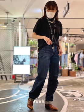 「CODY SANDERSON（コディサンダーソン）のアイテム（アクセサリー）」を使った、Nanamiさん（レディース・157cm）の春コーディネート