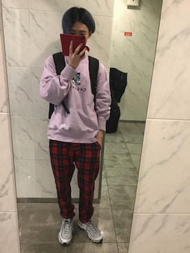 「airmax」｜「アイテム（その他）」を使った、RIKUさん（メンズ・168cm）の冬コーディネート