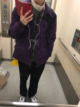 「Levi's（リーバイス）のアイテム（ダウンジャケット/コート）」を使った、RIKUさん（メンズ・168cm）の春コーディネート
