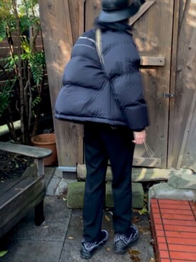 「UNDERCOVER（アンダーカバー）のアイテム（ダウンジャケット/コート）」を使った、ムラタさん（メンズ・168cm）の冬コーディネート