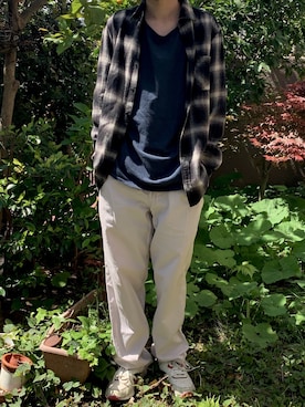 「nonnative（ノンネイティブ）のアイテム（Tシャツ/カットソー）」を使った、RIKUさん（メンズ・168cm）の春コーディネート