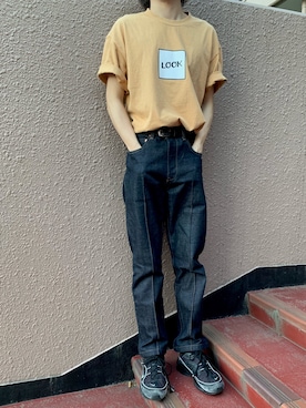 「LQQK STUDIO（ルックスタジオ）のアイテム」を使った、RIKUさん（メンズ・168cm）の春コーディネート