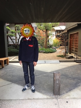 「weac.（ウィークス）のアイテム（その他アウター）」を使った、SUNさん（メンズ・175cm）の冬コーディネート