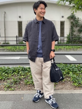 北村さん(メンズ・164cm)の春コーディネート