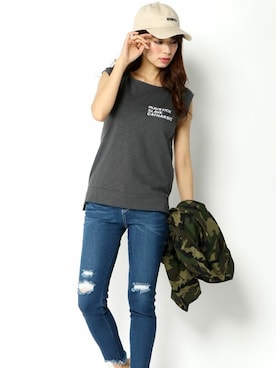 COX公式オンラインモデルさん（レディース・162cm）の春コーディネート