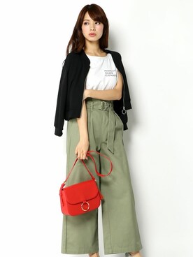 COX公式オンラインモデルさん（レディース・162cm）の春コーディネート