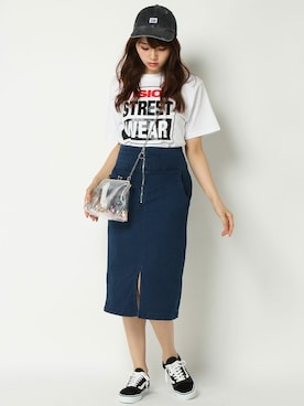 COX公式オンラインモデルさん(レディース・162cm)の春コーディネート