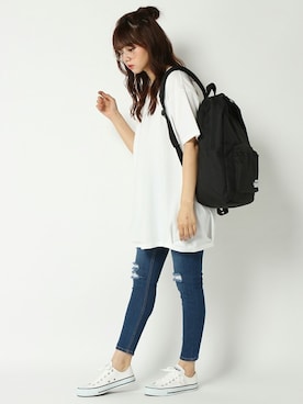 COX公式オンラインモデルさん（レディース・162cm）の夏コーディネート