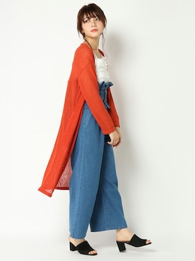 COX公式オンラインモデルさん（レディース・162cm）の夏コーディネート