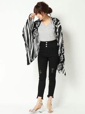 COX公式オンラインモデルさん（レディース・162cm）の春コーディネート