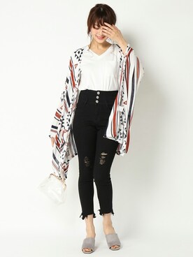 COX公式オンラインモデルさん（レディース・162cm）の春コーディネート