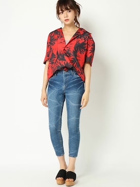 COX公式オンラインモデルさん（レディース・162cm）の夏コーディネート