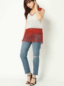 COX公式オンラインモデルさん（レディース・162cm）の夏コーディネート