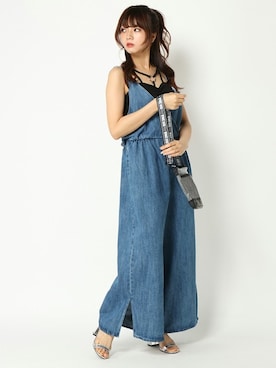 COX公式オンラインモデルさん（レディース・162cm）の夏コーディネート