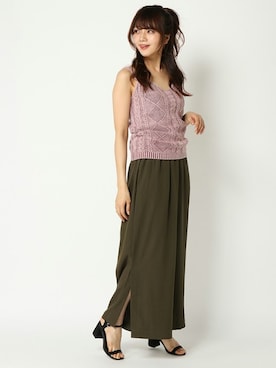 COX公式オンラインモデルさん（レディース・162cm）の夏コーディネート