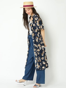 COX公式オンラインモデルさん（レディース・162cm）の夏コーディネート