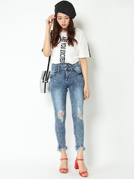 COX公式オンラインモデルさん（レディース・162cm）の夏コーディネート