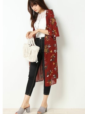 COX公式オンラインモデルさん（レディース・162cm）の夏コーディネート