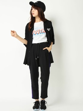 COX公式オンラインモデルさん（レディース・162cm）の夏コーディネート