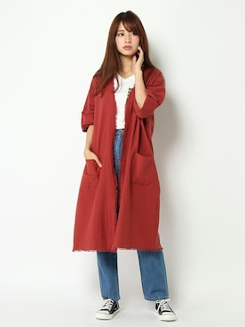 COX公式オンラインモデルさん（レディース・162cm）の夏コーディネート