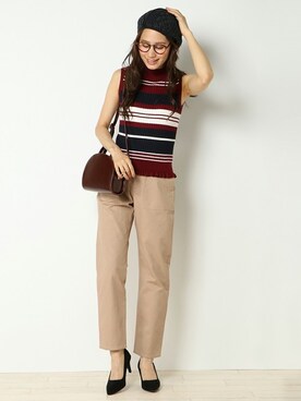 COX公式オンラインモデルさん（レディース・162cm）の秋コーディネート