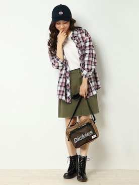 COX公式オンラインモデルさん（レディース・162cm）の秋コーディネート