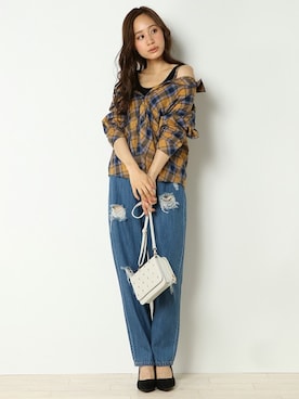 COX公式オンラインモデルさん（レディース・162cm）の秋コーディネート