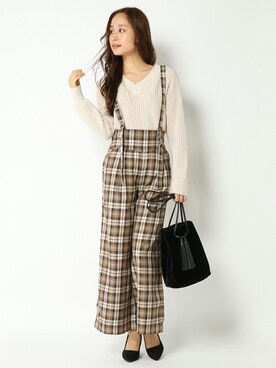 COX公式オンラインモデルさん（レディース・162cm）の秋コーディネート