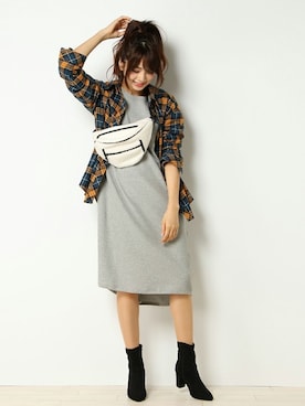 「ワッフル」｜COX公式オンラインモデルさん（レディース・162cm）の秋コーディネート