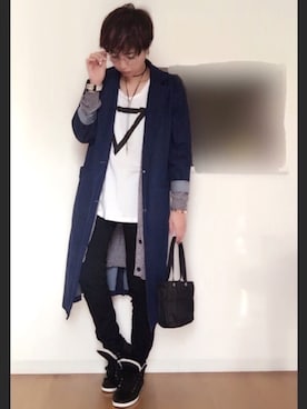 「ENVYM（アンビー）のアイテム（アクセサリー）」を使った、hayuさん（レディース・162cm）の冬コーディネート
