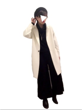 「ENVYM（アンビー）のアイテム（アクセサリー）」を使った、hayuさん（レディース・162cm）の冬コーディネート