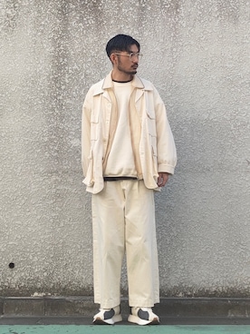 「Sillage（シアージ）のアイテム（ジャケット/アウター）」を使った、Ryo さん（メンズ・175cm）の春コーディネート