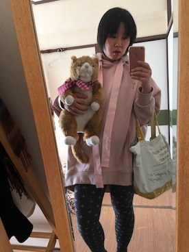 「a.g.plus（エージープラス）のアイテム」を使った、Dyune(デュネ)さん（レディース・161cm）の冬コーディネート