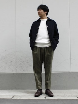 「umit benan（ウミットベナン）のアイテム」を使った、 ryutoikemuraさん（メンズ・175cm）の冬コーディネート