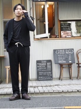 「フランクリーダー」｜ ryutoikemuraさん（メンズ・175cm）の冬コーディネート