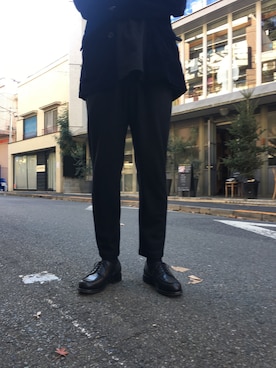 「UNIVERSAL PRODUCTS（ユニバーサルプロダクツ）のアイテム（スラックス）」を使った、 ryutoikemuraさん（メンズ・175cm）の冬コーディネート