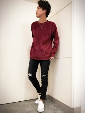 「ストレートデニム」｜kojiさん（メンズ・170cm）の秋コーディネート