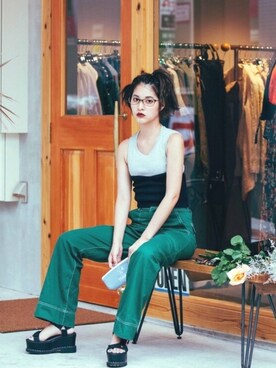 ENAさん(レディース・155cm)の夏コーディネート