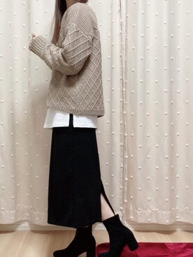 Ⓜ︎さん(レディース・158cm)の冬コーディネート