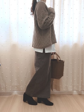 Ⓜ︎さん(レディース・158cm)の冬コーディネート