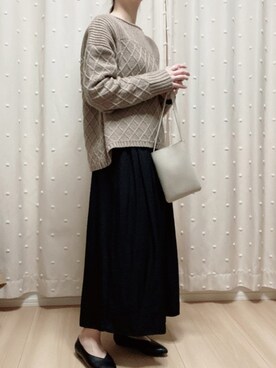 Ⓜ︎さん(レディース・158cm)の冬コーディネート