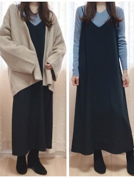 Ⓜ︎さん(レディース・158cm)の冬コーディネート
