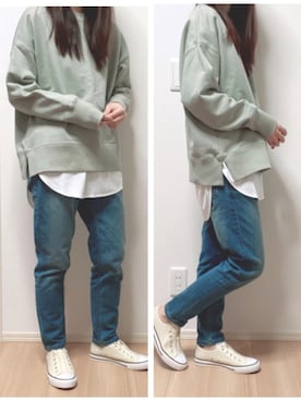 Ⓜ︎さん(レディース・158cm)の冬コーディネート