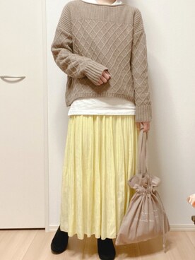 Ⓜ︎さん（レディース・158cm）の春コーディネート