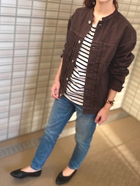 Ⓜ︎さん（レディース・158cm）の秋コーディネート