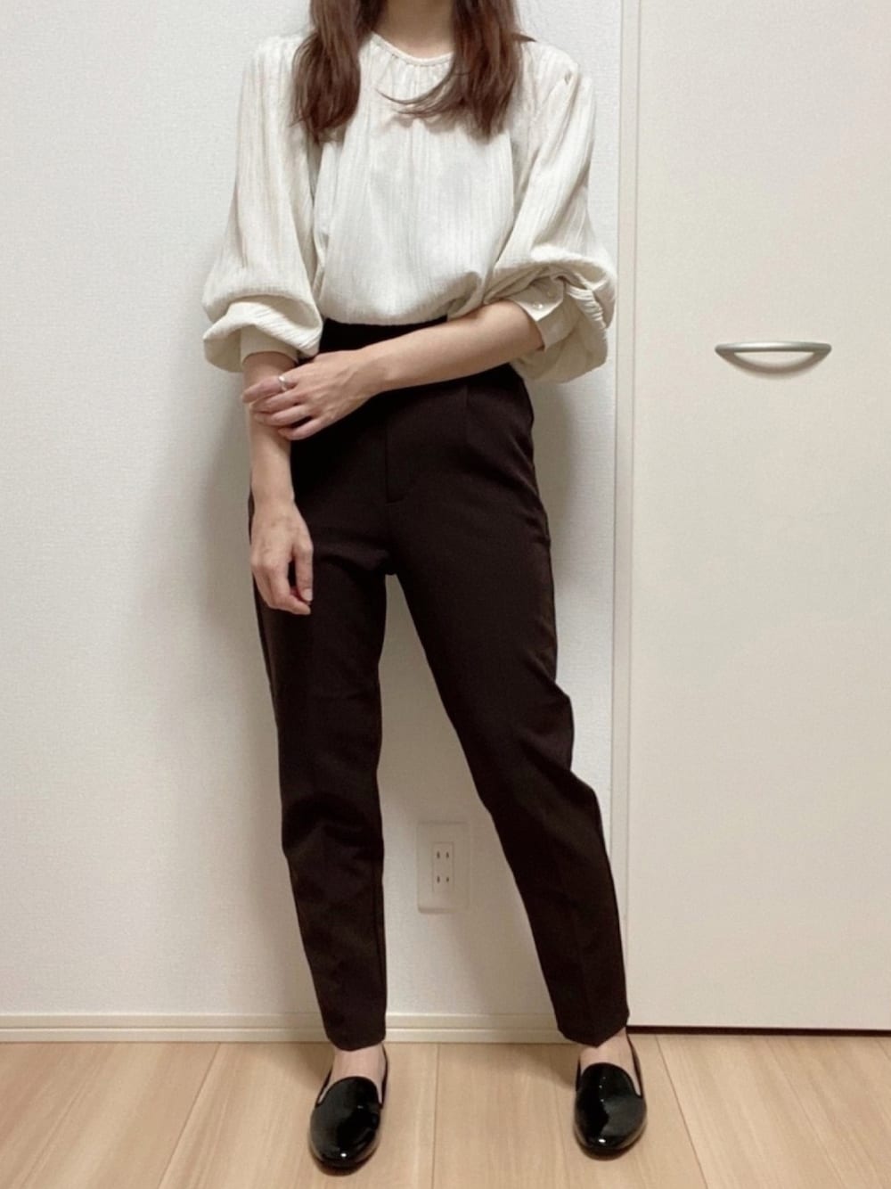 SLOBE IENA（スローブイエナ）の「ワッシャーギャザーブラウス【手洗い