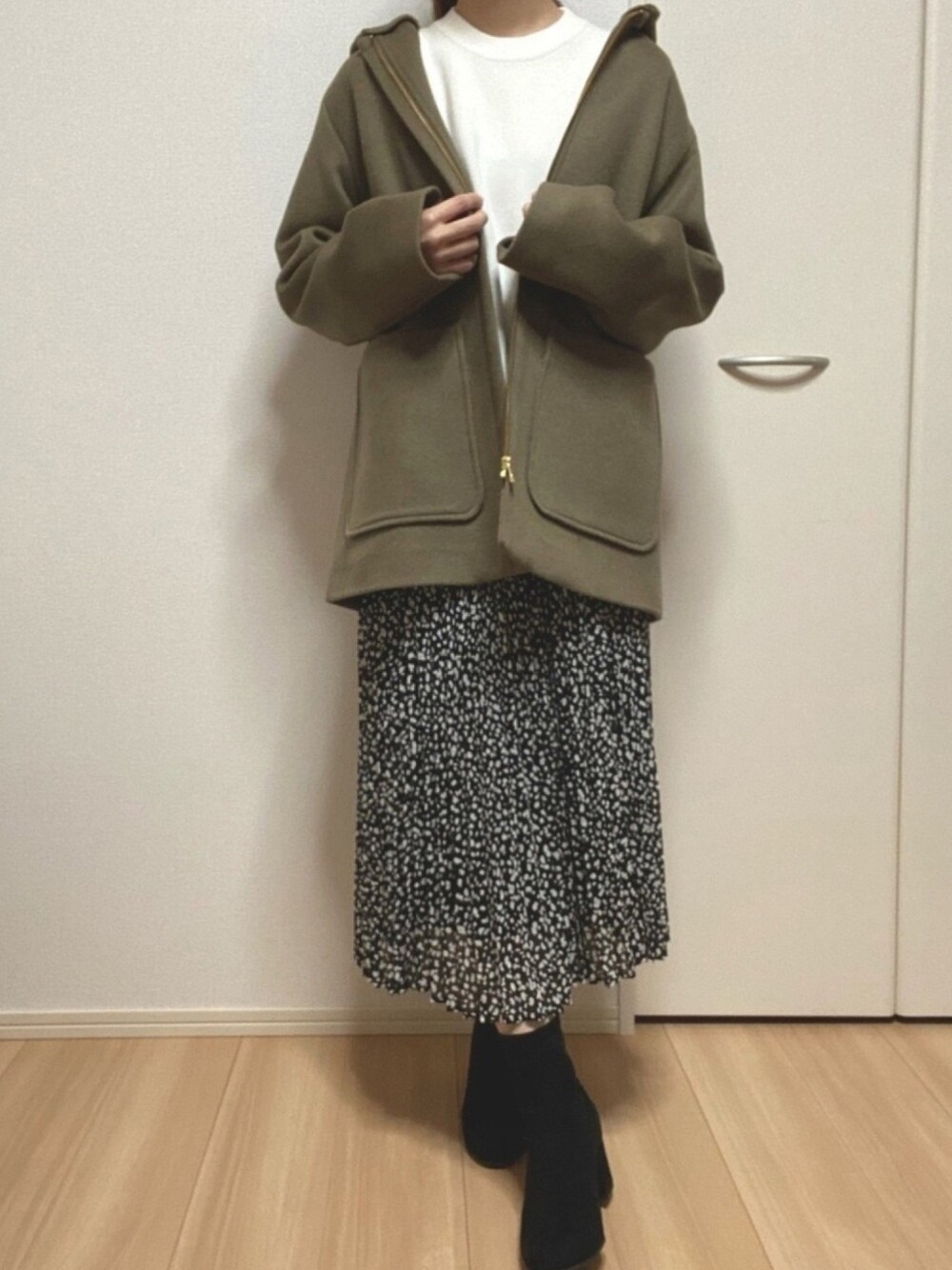 IENA（イエナ）の「二重織りシャルムハーフコート◇（その他アウター