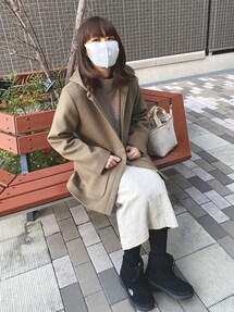 IENA 二重織りシャルムハーフコート 38 IENA（イエナ）の「二重織りシャルムハーフコート◇（その他